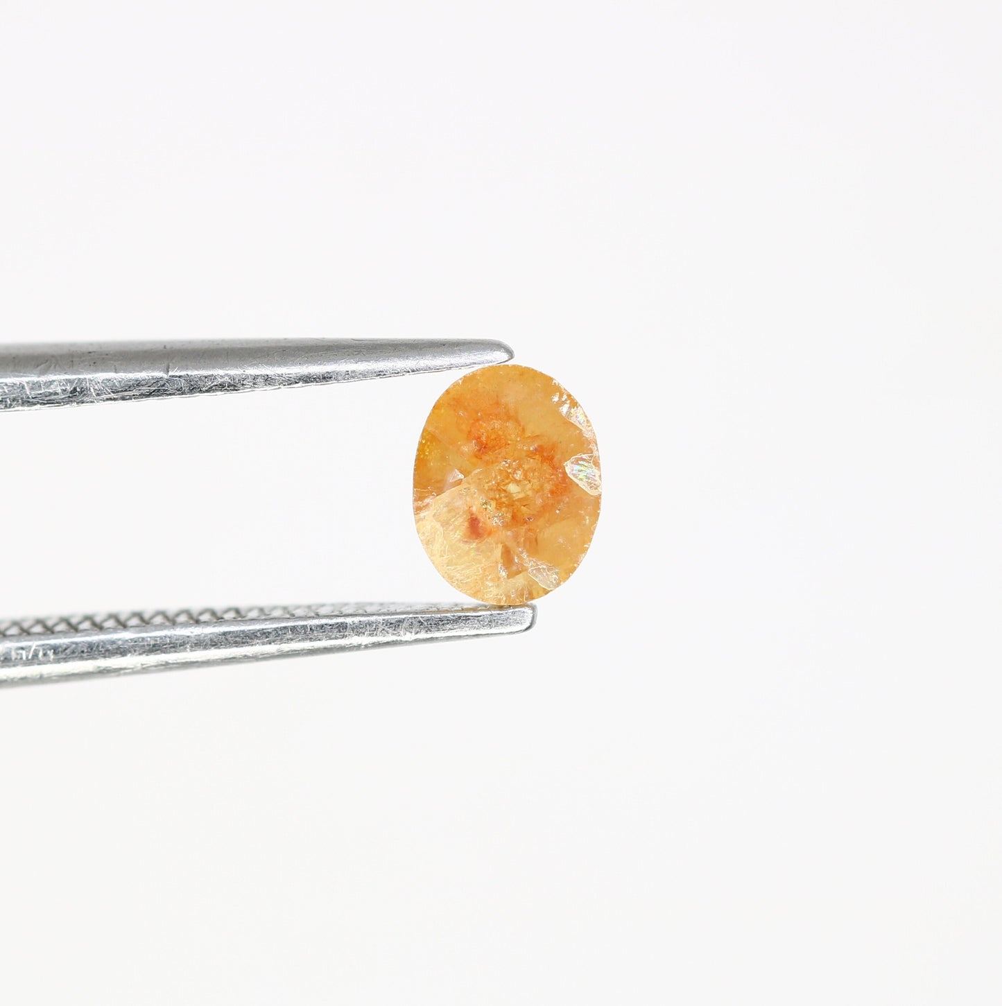 0.39 CT Rare Red Diamond Oval Cut - Unique Gemstone for Engagement Rings, Custom Jewelry, Wedding & Birthday Gift Ideas