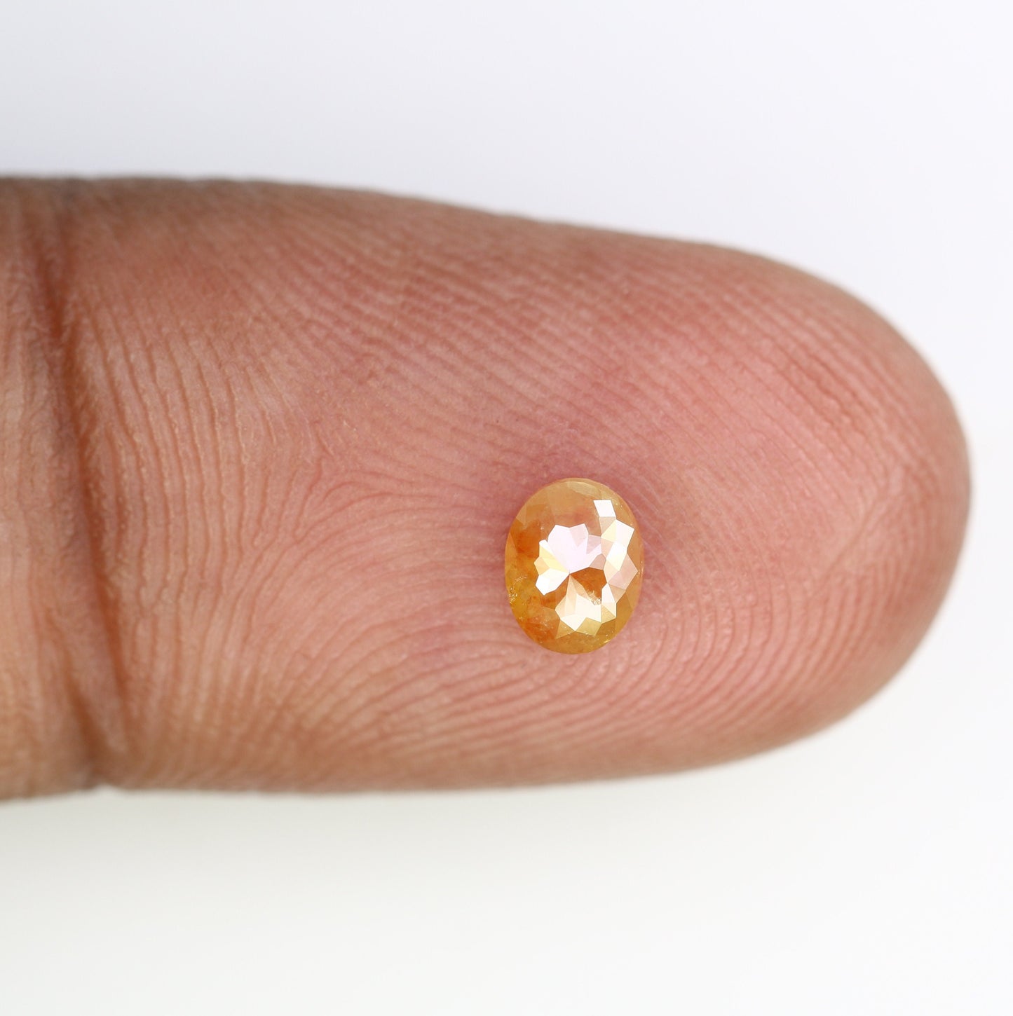 0.39 CT Rare Red Diamond Oval Cut - Unique Gemstone for Engagement Rings, Custom Jewelry, Wedding & Birthday Gift Ideas