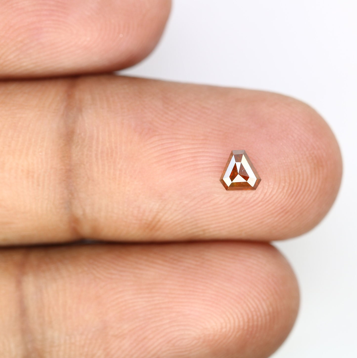 0.39 CT Triangle Shape Red Color Diamond For Engagement Ring | Wedding Ring | Gift For SisterFor Gold Ring Diamonds