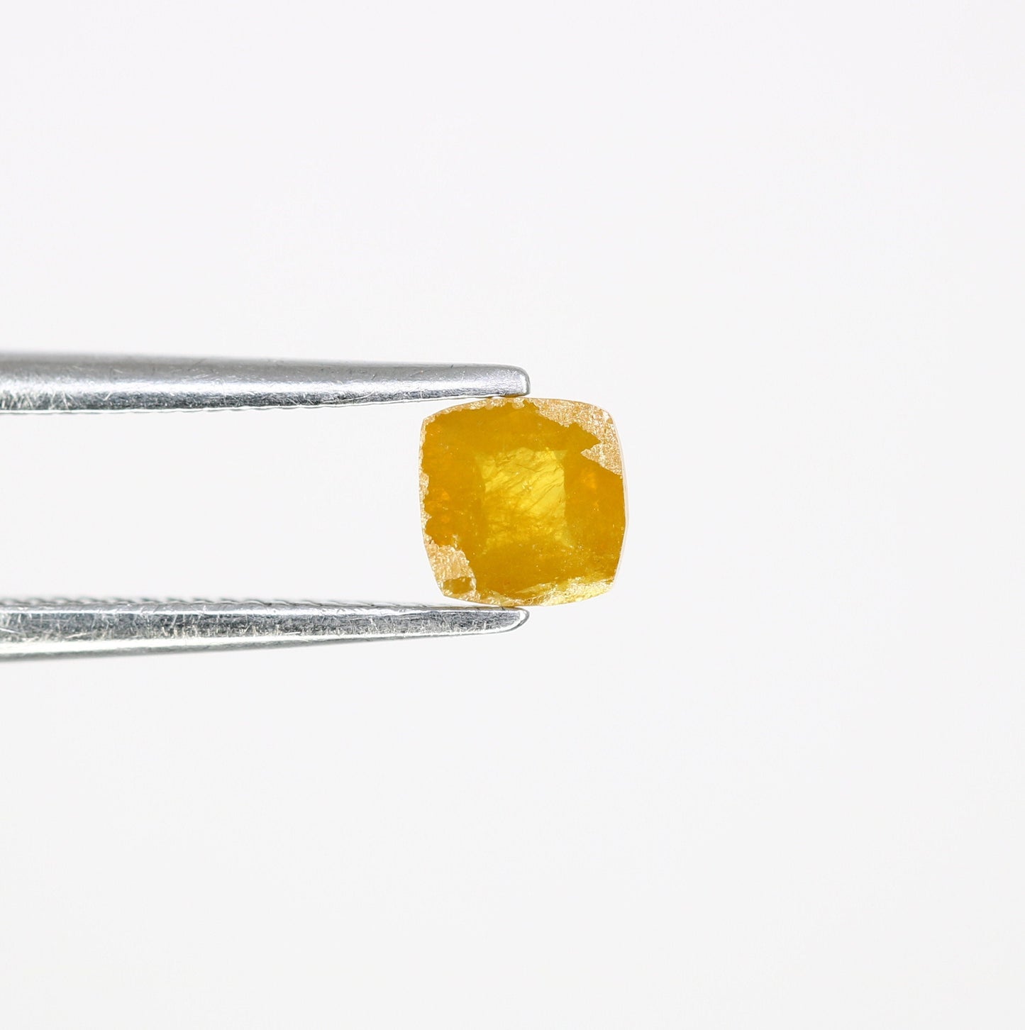 0.34 CT Cushion Cut Yellow Diamond - Rare Gemstone for Custom Wedding Rings, Anniversary & Birthday Gift Idea, Unique Yellow Diamond Jewelry