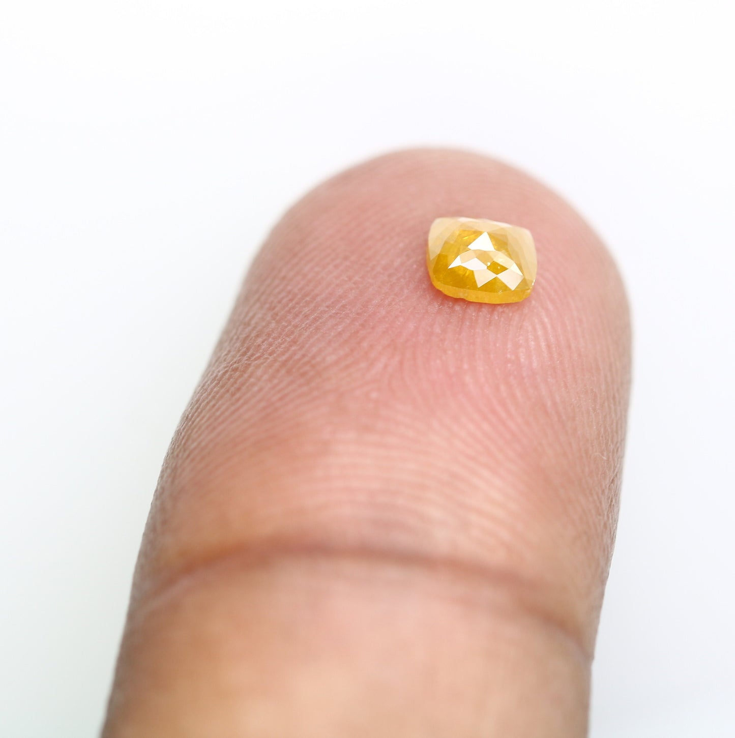 0.34 CT Cushion Cut Yellow Diamond - Rare Gemstone for Custom Wedding Rings, Anniversary & Birthday Gift Idea, Unique Yellow Diamond Jewelry