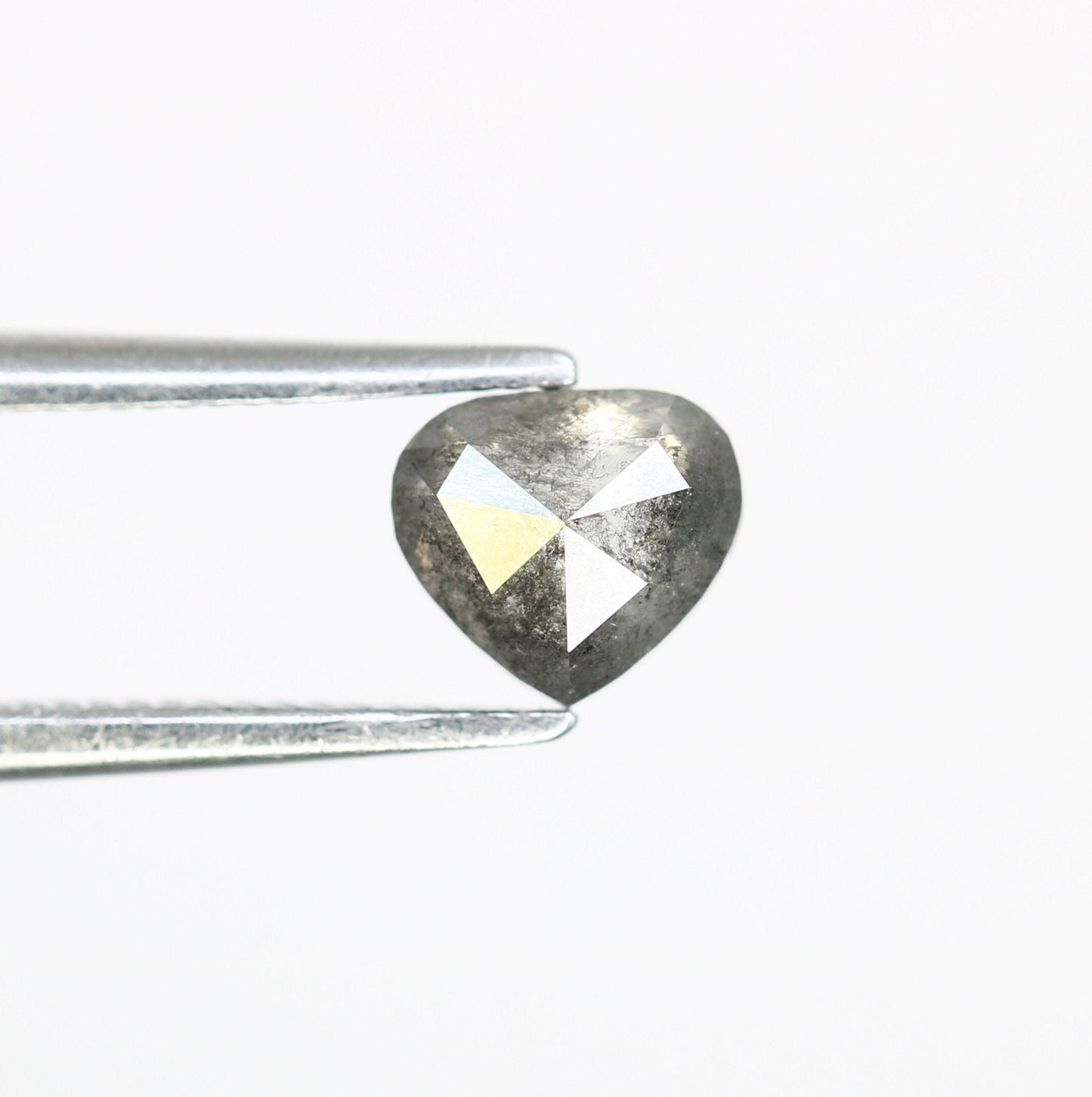 0.57 CT Heart Shape Natural Salt And Pepper Diamond For Engagement Ring | Proposal Ring | Gift For Girl FriendFor Gold Ring Diamonds