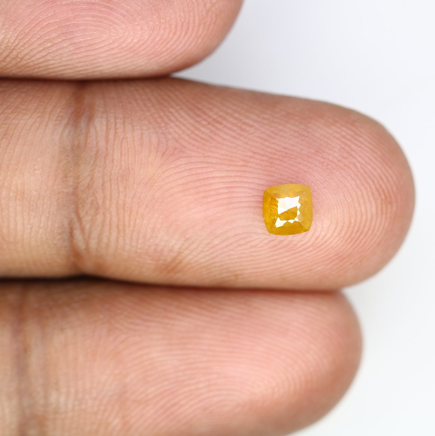 0.34 CT Cushion Cut Yellow Diamond - Rare Gemstone for Custom Wedding Rings, Anniversary & Birthday Gift Idea, Unique Yellow Diamond Jewelry