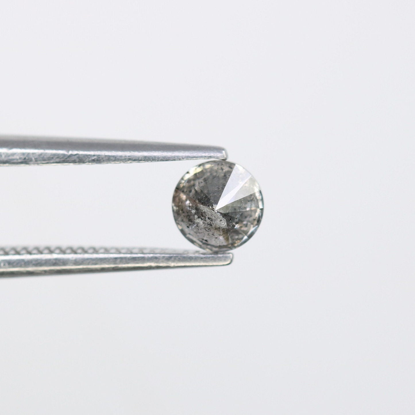 0.35 ct Salt and pepper round brilliant cut diamondFor Gold Ring Diamonds