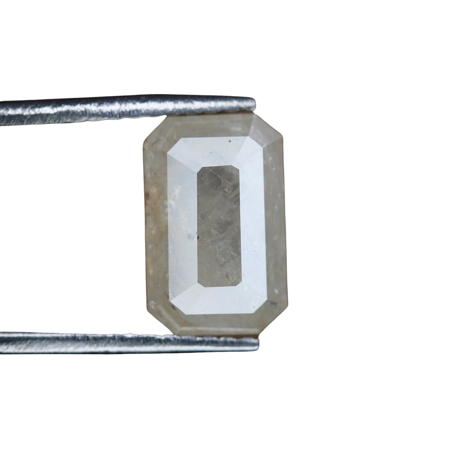 2.12 CT Emerald Cut Loose Diamond - Salt and Pepper Emerald Shape Diamond - Emerald For Wedding Ring - LABORDAY Offer - Customize Jewelry