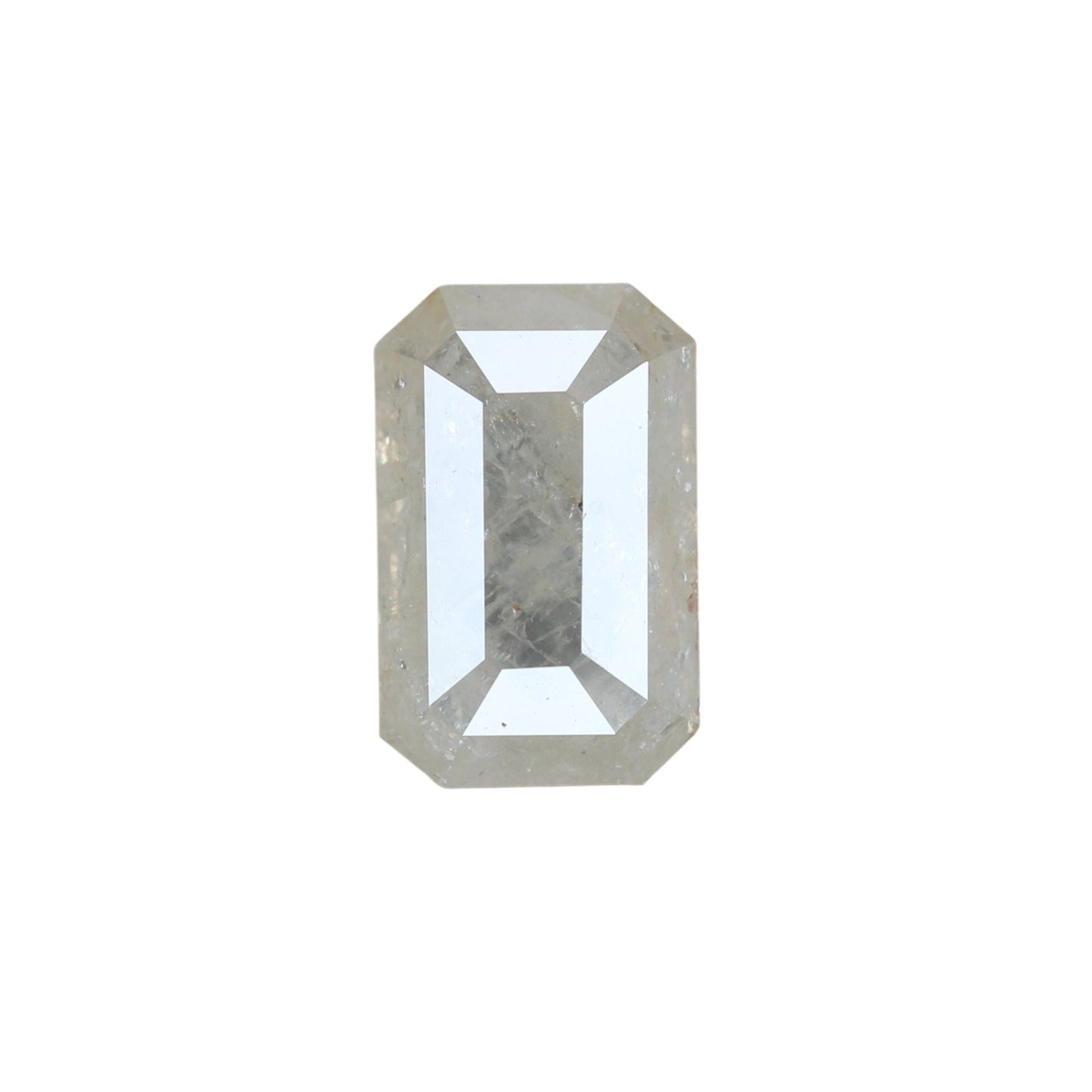 2.12 CT Emerald Cut Loose Diamond - Salt and Pepper Emerald Shape Diamond - Emerald For Wedding Ring - LABORDAY Offer - Customize Jewelry