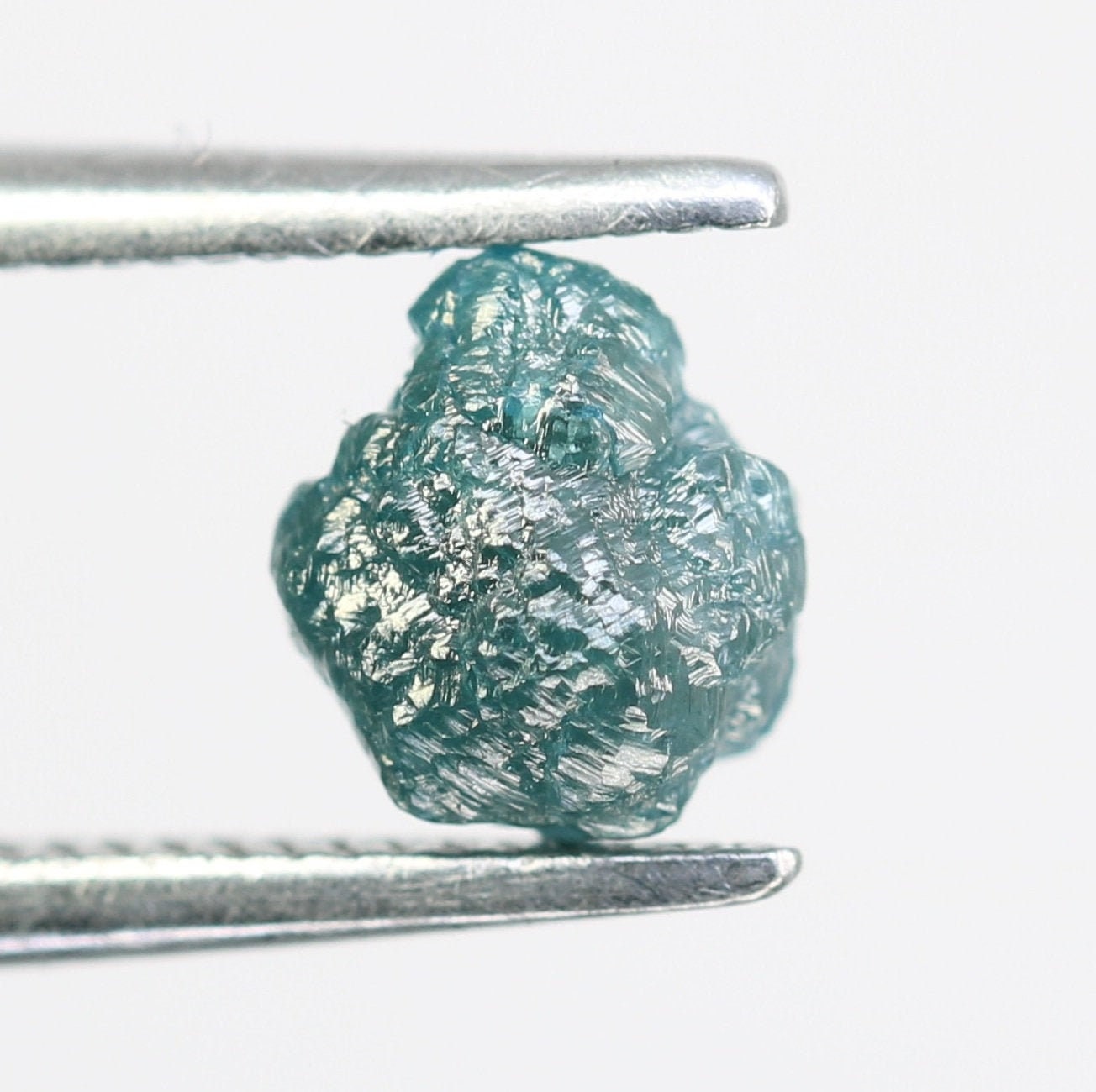 0.97 CT blue raw rough diamond natural uncut diamond loose diamonds for her antique wedding ring gifts for mom salt and pepper