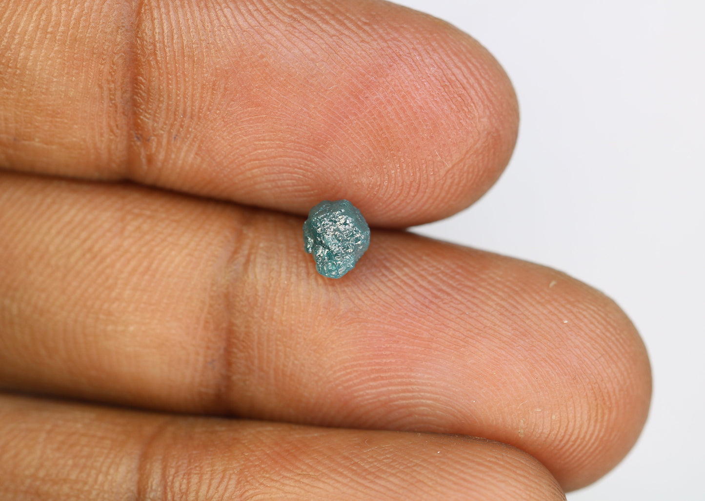 0.97 CT blue raw rough diamond natural uncut diamond loose diamonds for her antique wedding ring gifts for mom salt and pepper