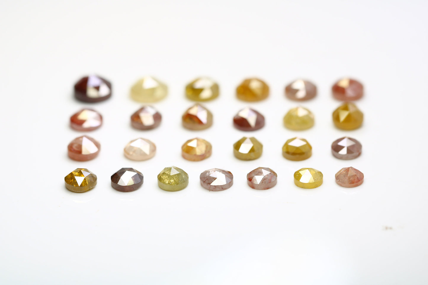 Natural Salt and Pepper Diamonds | Round Cut Mixed Shape Loose Earth-Mined Gems for Earring Pairs & Wedding Rings