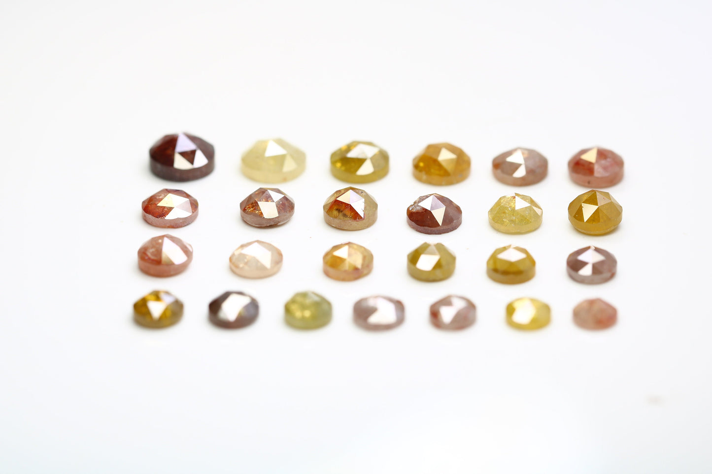 Natural Salt and Pepper Diamonds | Round Cut Mixed Shape Loose Earth-Mined Gems for Earring Pairs & Wedding Rings