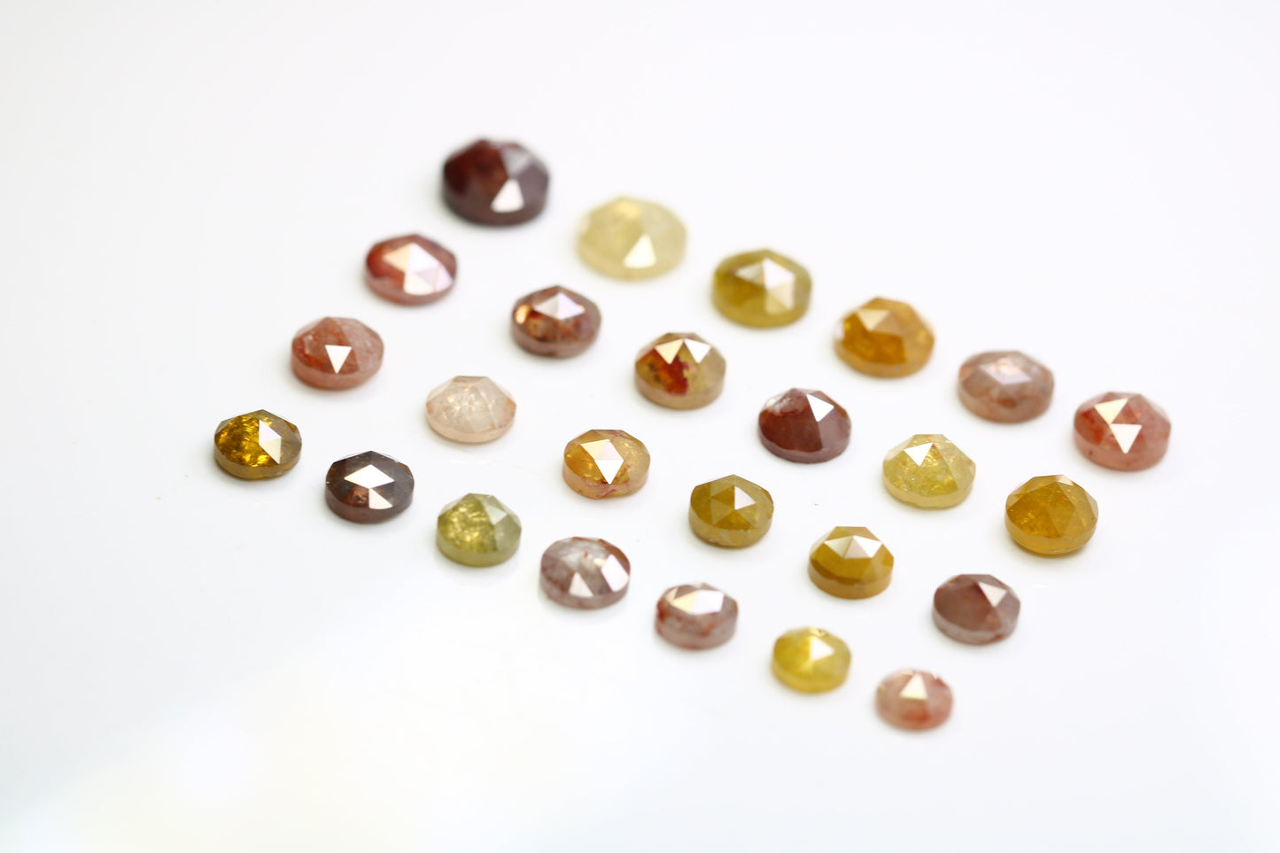 Natural Salt and Pepper Diamonds | Round Cut Mixed Shape Loose Earth-Mined Gems for Earring Pairs & Wedding Rings