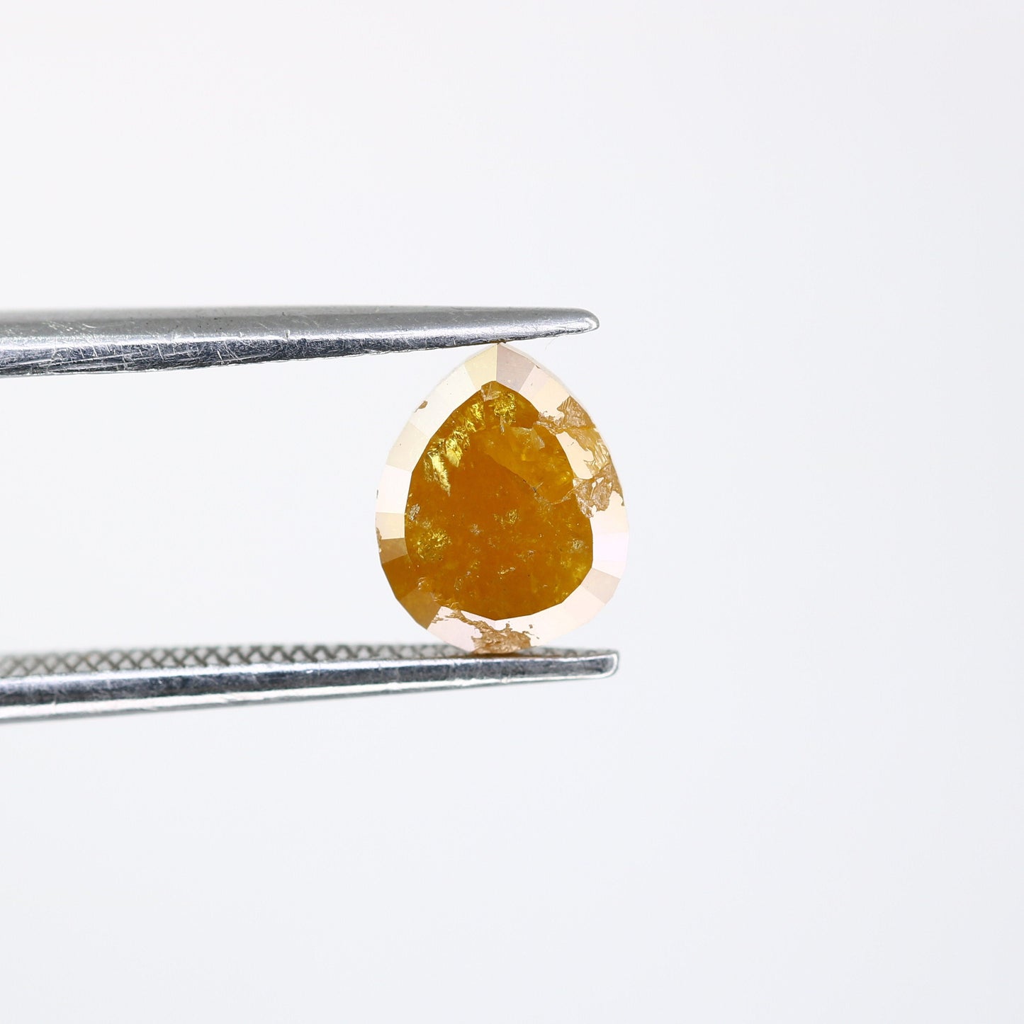 Loose Pear Yellow Galaxy Diamond 1.45 Carats for Custom Gold Ring - Unique Galaxy Diamond Jewelry