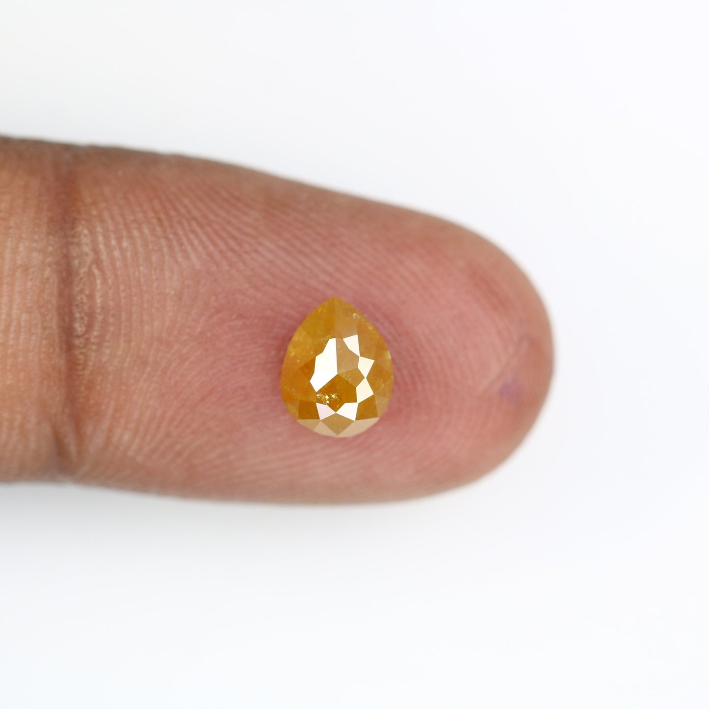 Loose Pear Yellow Galaxy Diamond 1.45 Carats for Custom Gold Ring - Unique Galaxy Diamond Jewelry