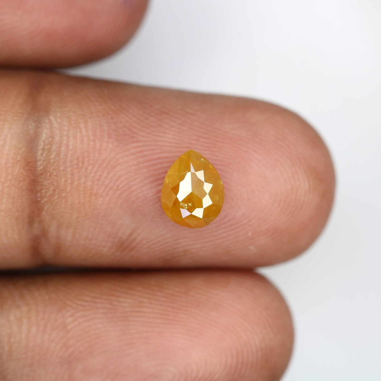 Loose Pear Yellow Galaxy Diamond 1.45 Carats for Custom Gold Ring - Unique Galaxy Diamond Jewelry