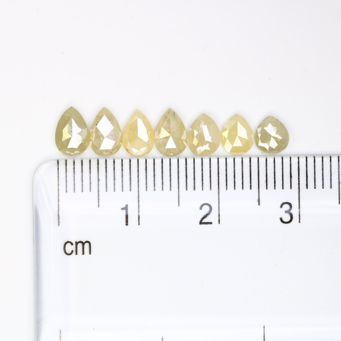 Loose Pear Rose Cut Diamond for Custom Gold Ring | Unique Diamond Jewelry | Handmade Engagement Gemstone