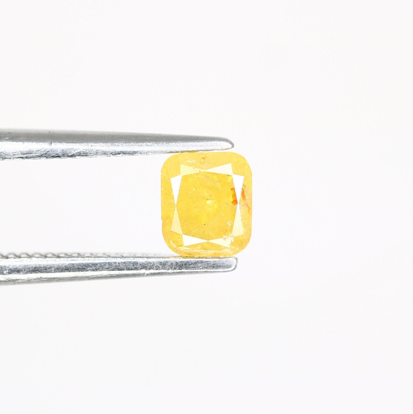 0.44 CT Cushion Cut Yellow Diamond - Rare Gemstone for Custom Gold Rings, Unique Jewelry for Anniversary & Birthday Gift Ideas