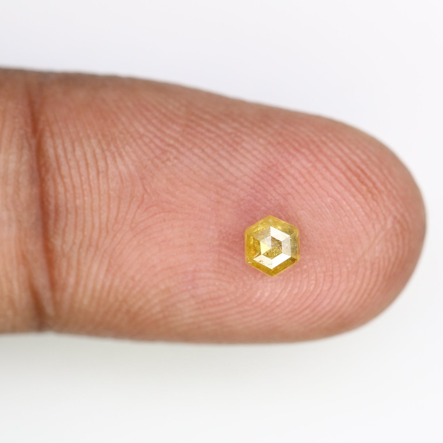 0.30 CT Salt and Pepper Hexagon Cut - Natural Loose Hexagon Shape -Unique Diamond for Ring - Special Gift for Her - Wholesaler of Diamond