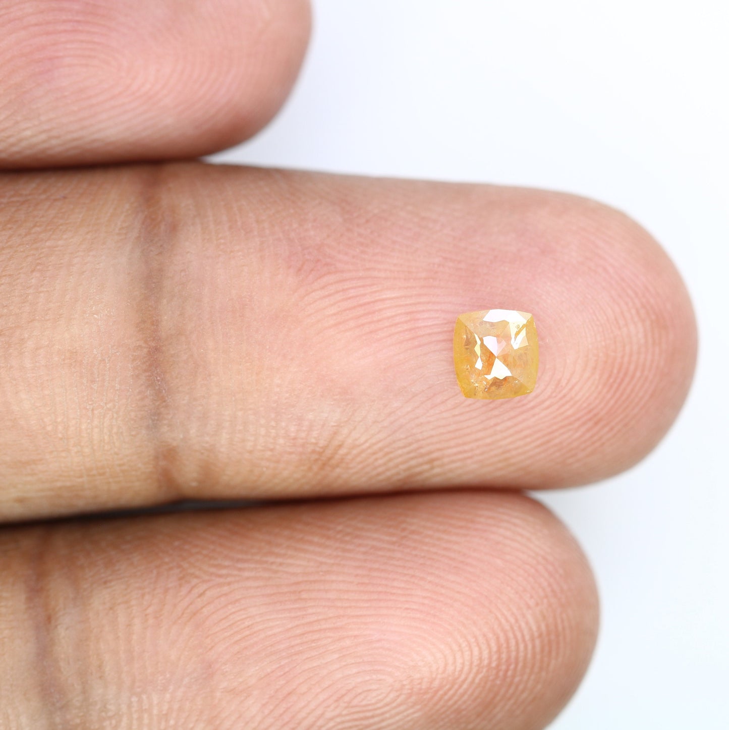 0.48 CT Cushion Cut Peach Diamond - Unique Gemstone for Engagement Rings, Custom Gold Jewelry & Special Gift for Girlfriend or Wife