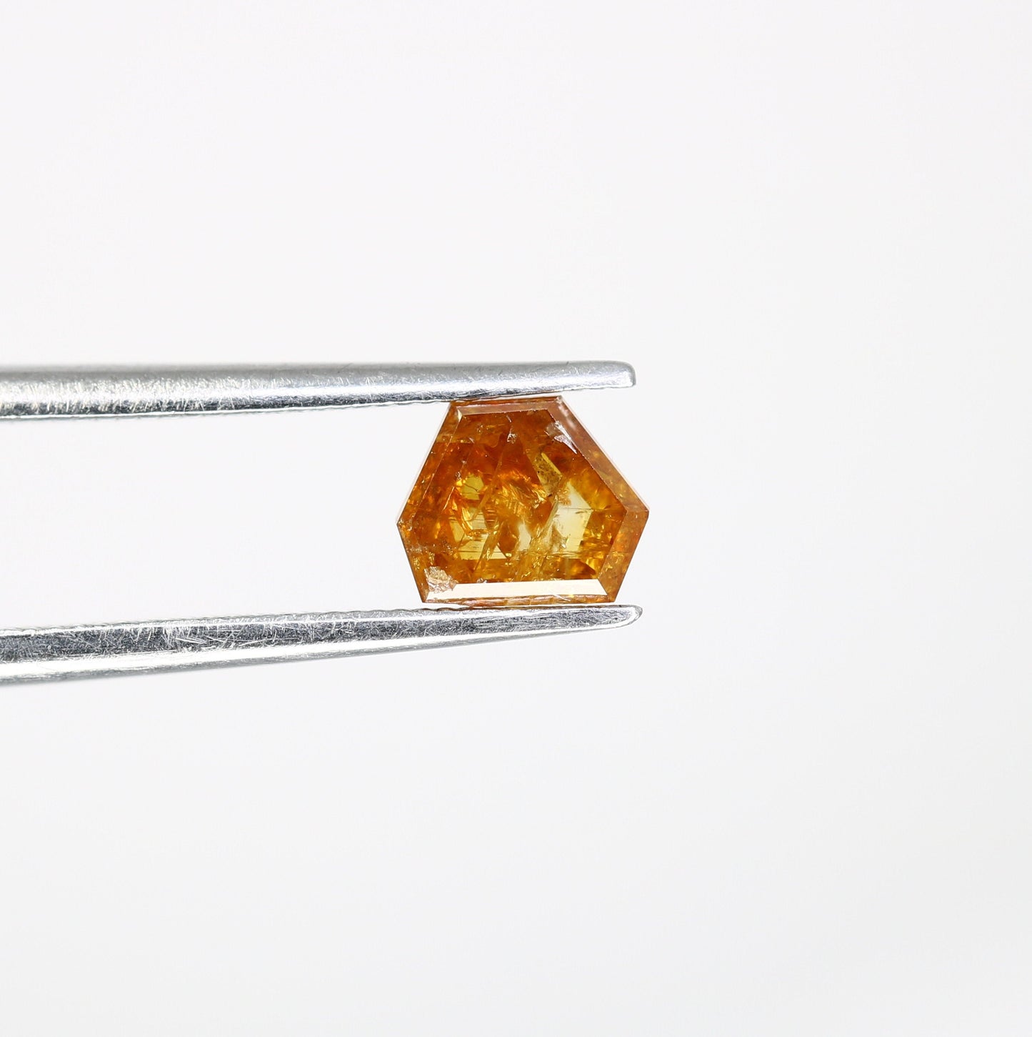 0.69 CT Fancy Orange Color Triangle Shape Diamond For Diamond Peendant | Wedding Gift | Customized Jewelry MakingFor Gold Ring Diamonds