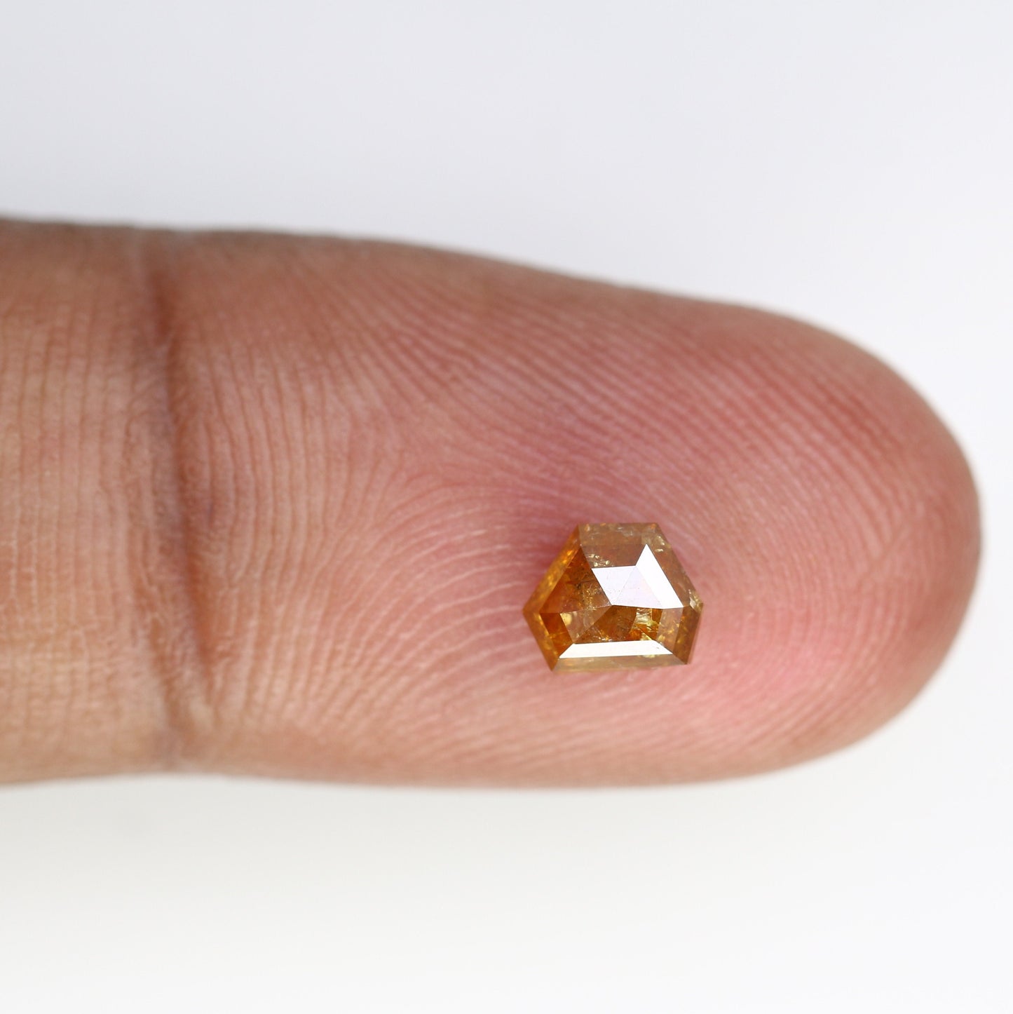 0.69 CT Fancy Orange Color Triangle Shape Diamond For Diamond Peendant | Wedding Gift | Customized Jewelry MakingFor Gold Ring Diamonds