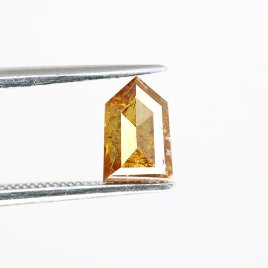 0.87 CT Bullet Shape Orange Color Fancy Diamond For Engagement Ring | Gift For Girl Friend | Customized Ring MakingFor Gold Ring Diamonds