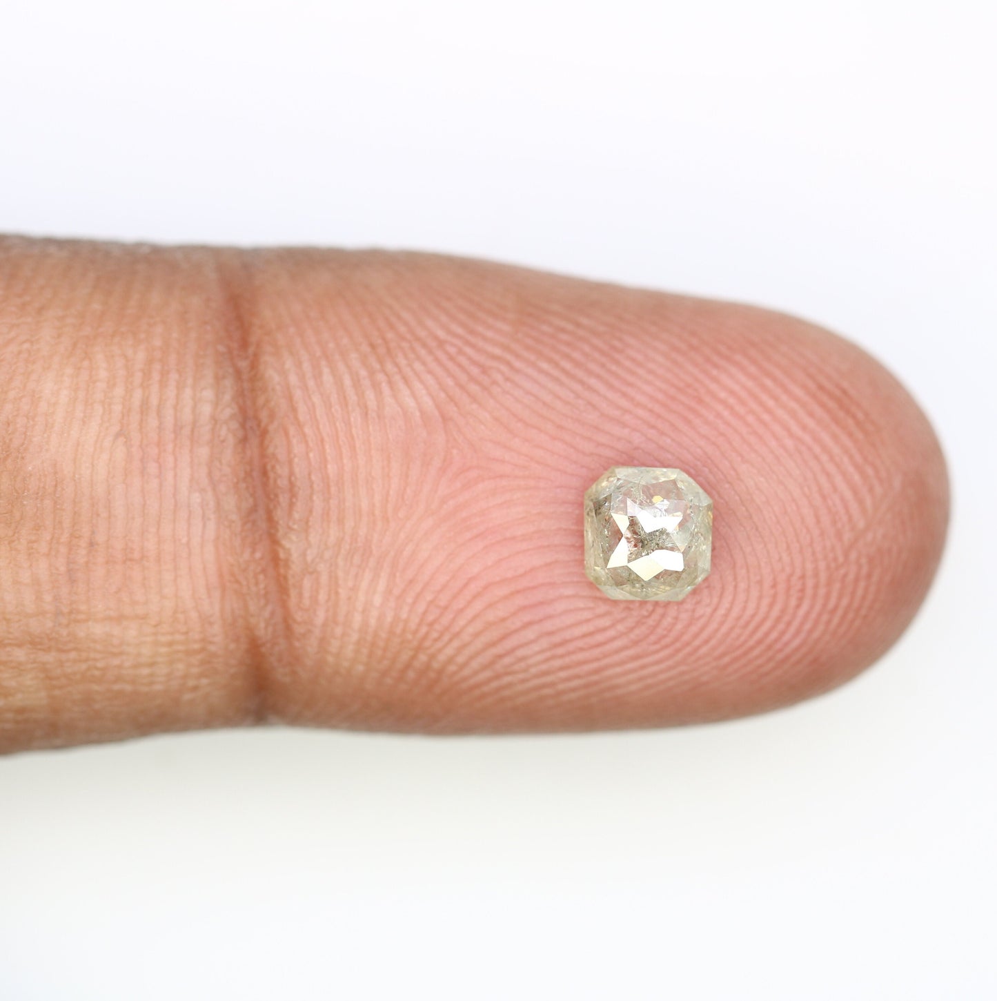 0.54 CT Emerald Cut Loose Diamond - Salt and Pepper Emerald Shape Diamond - Emerald For Wedding Ring - LABORDAY Offer - Customize Jewelry
