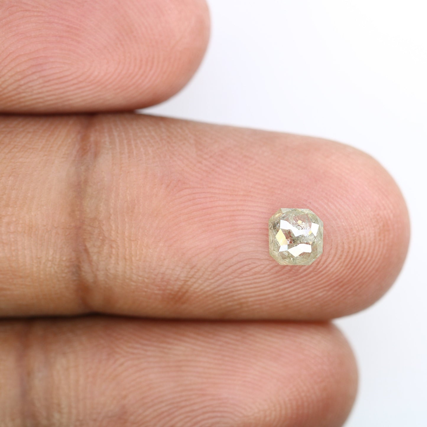 0.54 CT Emerald Cut Loose Diamond - Salt and Pepper Emerald Shape Diamond - Emerald For Wedding Ring - LABORDAY Offer - Customize Jewelry