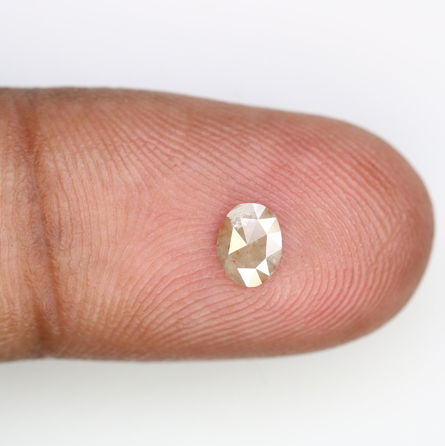 0.25 CT Oval Grey Rustic Diamond - Unique Statement Jewelry, Custom Gold Rings & Thoughtful Anniversary or Birthday Gift Ideas