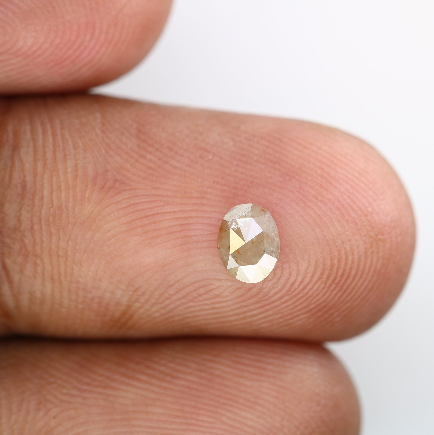 0.25 CT Oval Grey Rustic Diamond - Unique Statement Jewelry, Custom Gold Rings & Thoughtful Anniversary or Birthday Gift Ideas