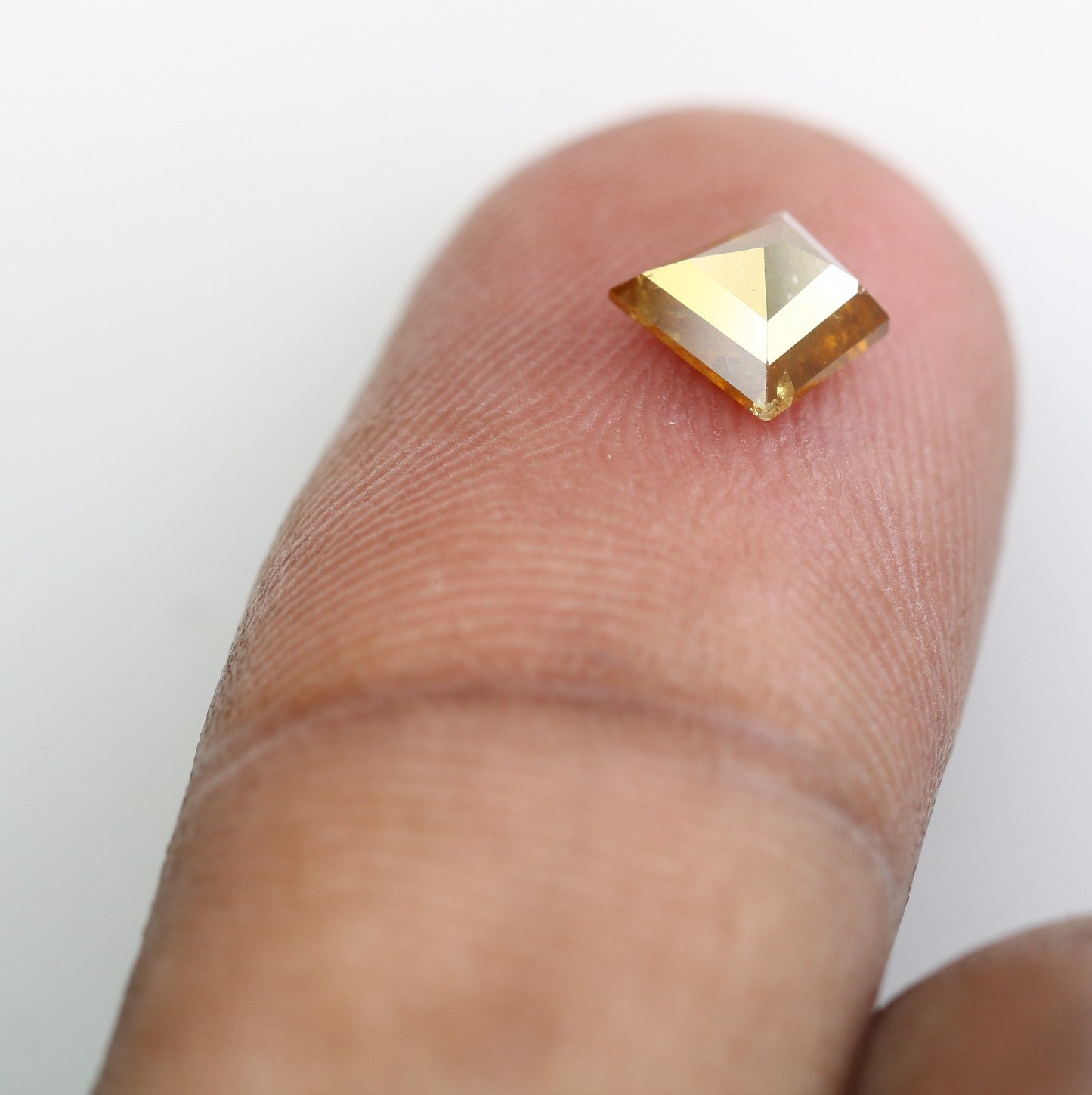 0.73 CT Shape Salt and Pepper Kite Shape - Natural Kite shape Loose Diamond -For 14k Gold Jewelry - Christmas Gift - LABORDAY Offer