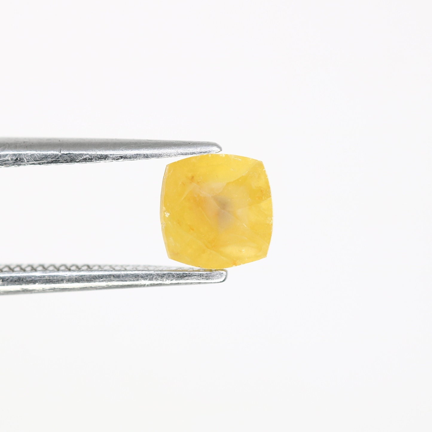 0.52 CT Cushion Cut Fancy Yellow Diamond - Unique Engagement Ring, Bezel Set Custom Jewelry & Personalized Gold Rings