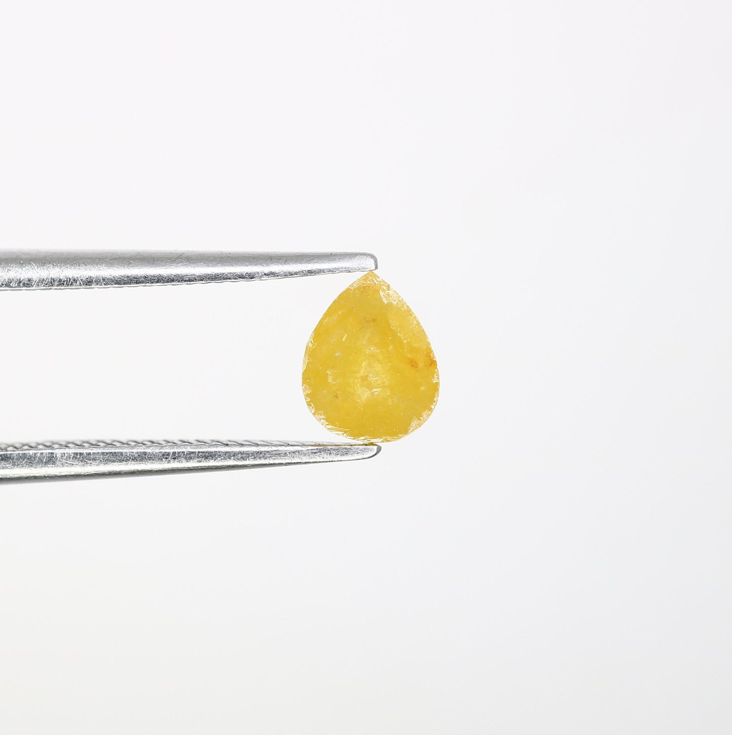 0.55 CT Pear Shape Rustic Yellow Color Diamond For Engagement Ring, Wedding Presence, Gift for FianceeFor Gold Ring Diamonds