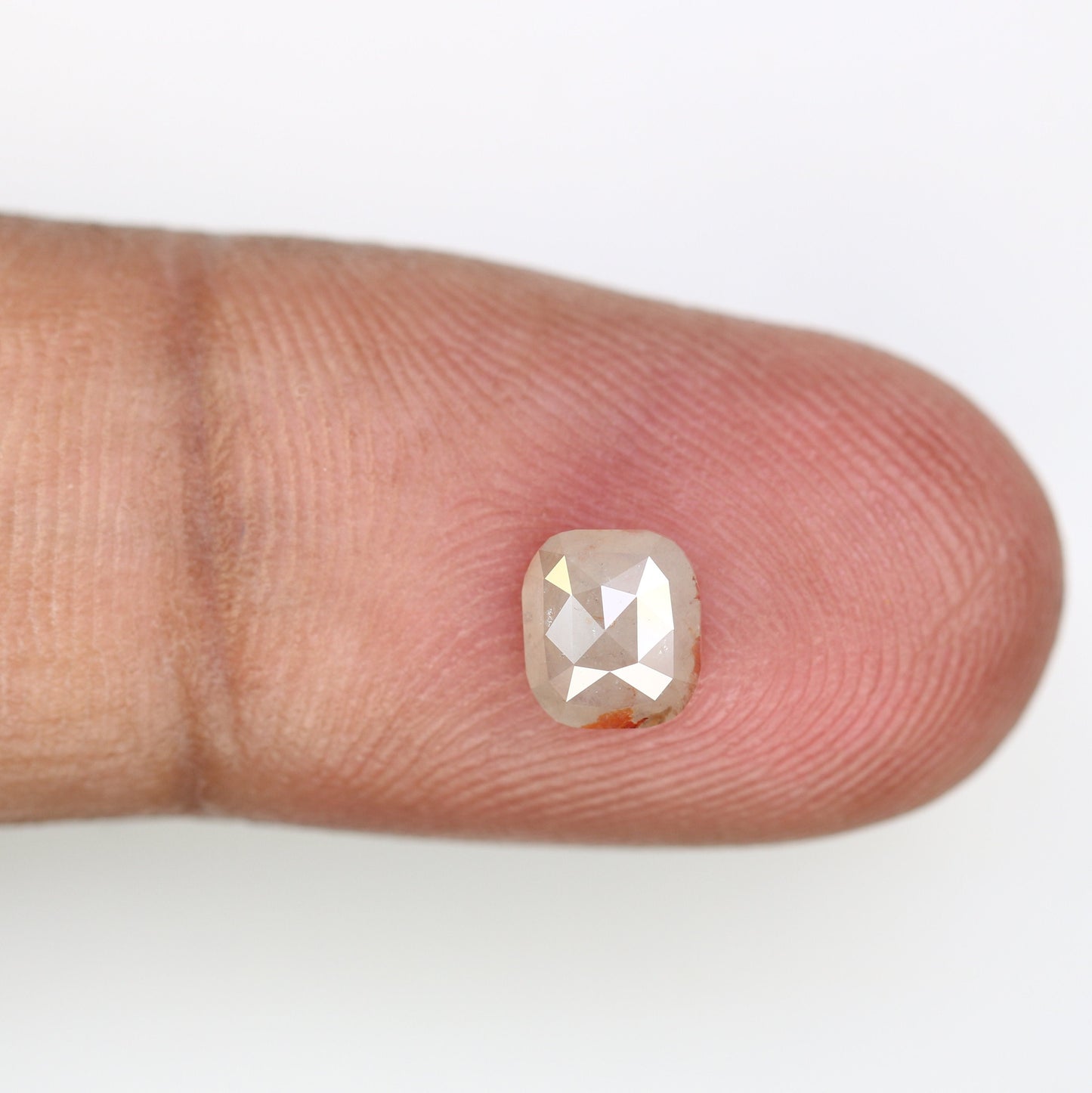 0.93 CT Emerald Cut Loose Salt and Pepper Diamond - Ideal for Wedding Ring - Emerald Shape Diamond for Custom Jewelry Design