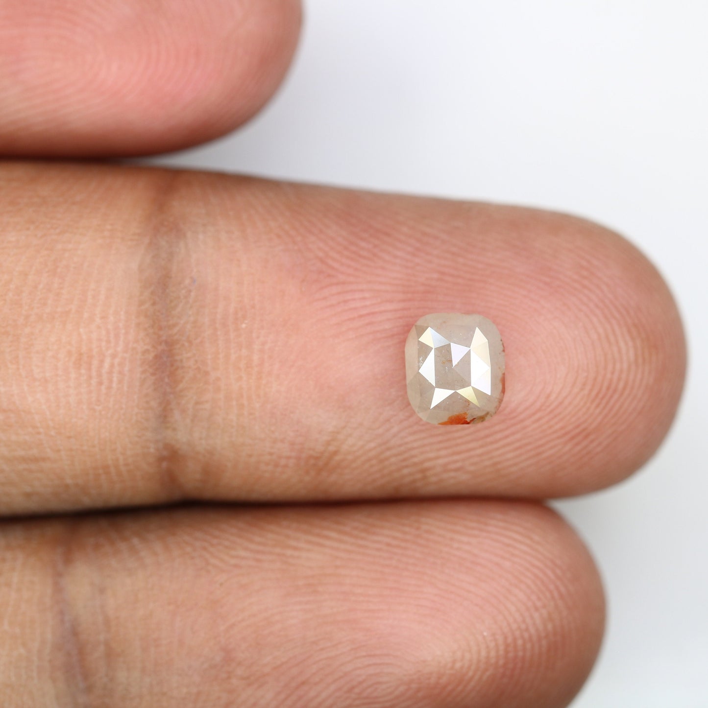 0.93 CT Emerald Cut Loose Salt and Pepper Diamond - Ideal for Wedding Ring - Emerald Shape Diamond for Custom Jewelry Design
