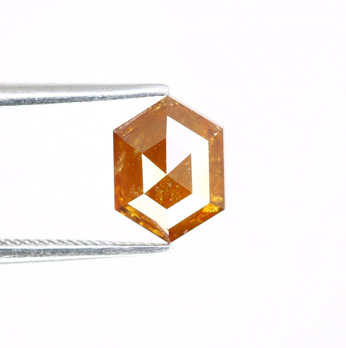 1.80 CT Salt and Pepper Hexagon Cut - Natural Loose Hexagon Shape -Unique Diamond for Ring - Special Gift for Her - Wholesaler of Diamond