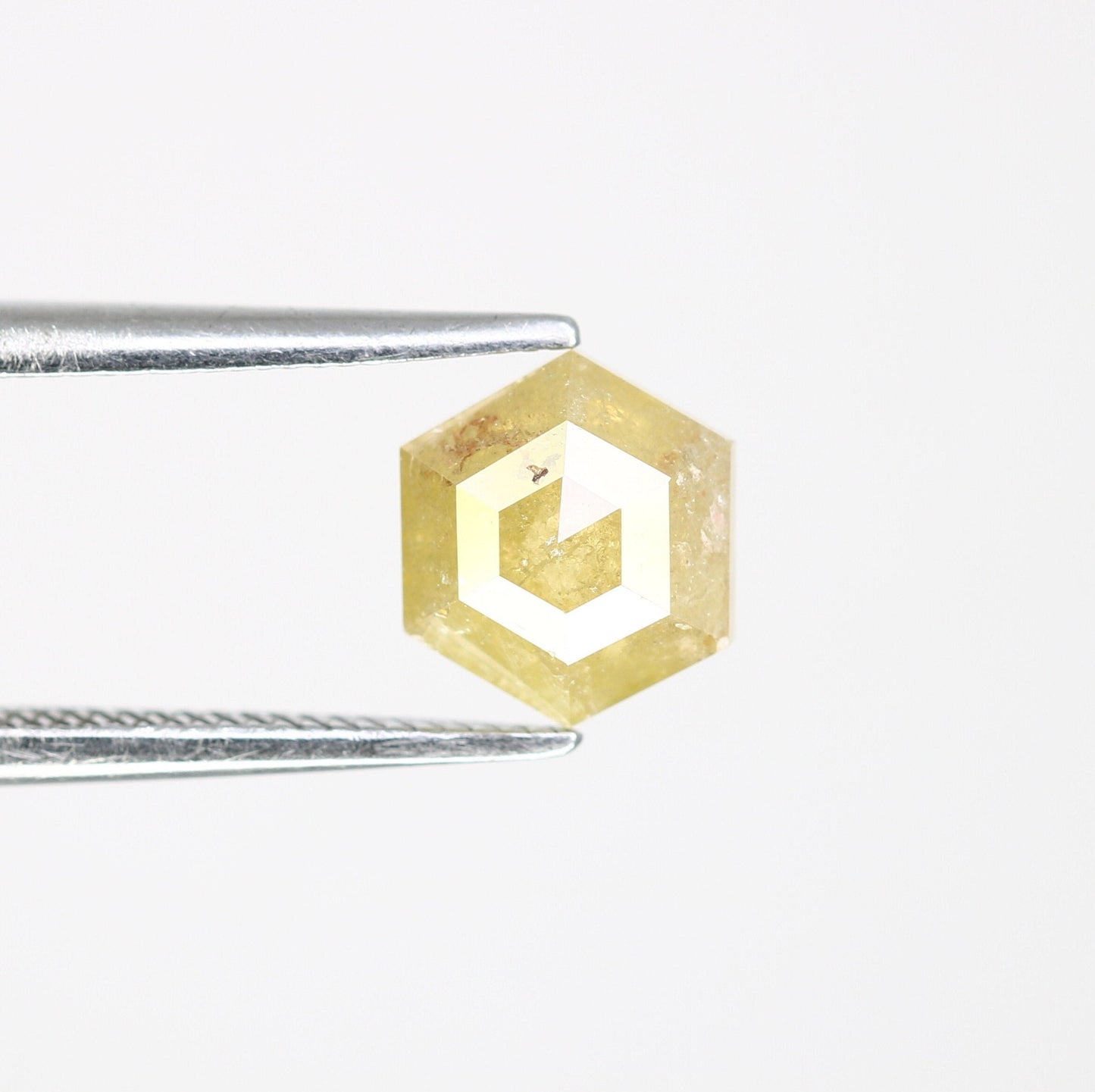 1.20 CT Salt and Pepper Hexagon Cut - Natural Loose Hexagon Shape -Unique Diamond for Ring - Special Gift for Her - Wholesaler of Diamond