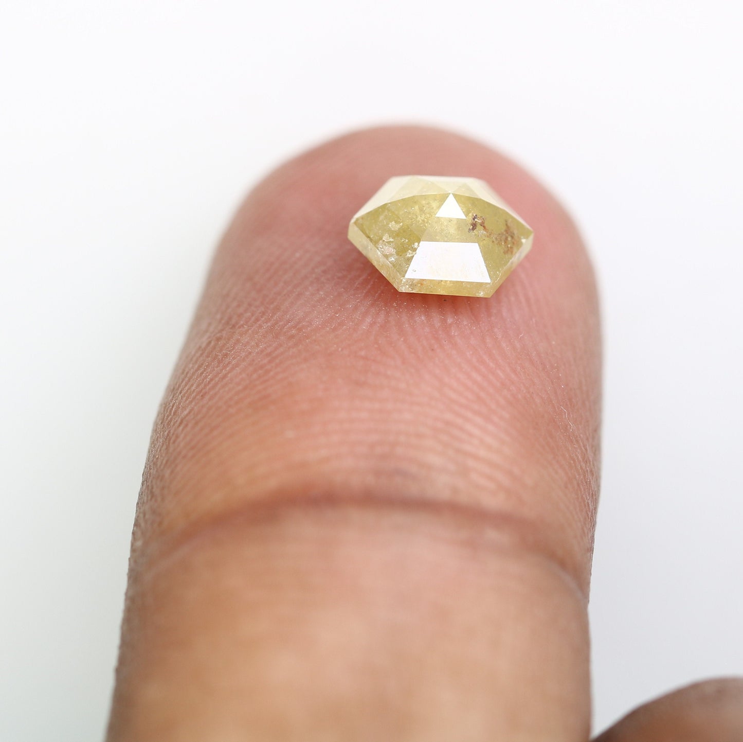 1.20 CT Salt and Pepper Hexagon Cut - Natural Loose Hexagon Shape -Unique Diamond for Ring - Special Gift for Her - Wholesaler of Diamond