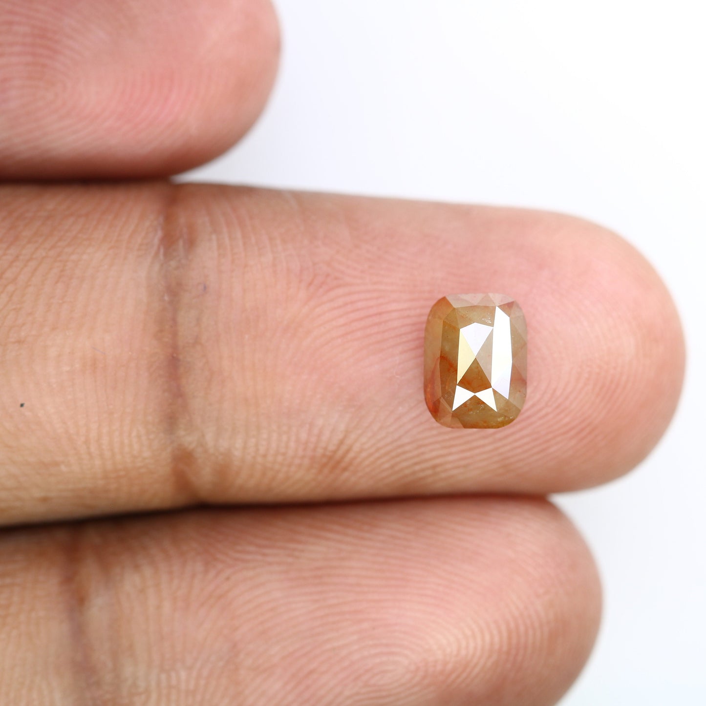 1.6 CT Red Emerald Cut Loose Diamond - Salt and Pepper Emerald Shape Diamond - Emerald For Wedding Ring - LABORDAY Offer - Customize Jewelry