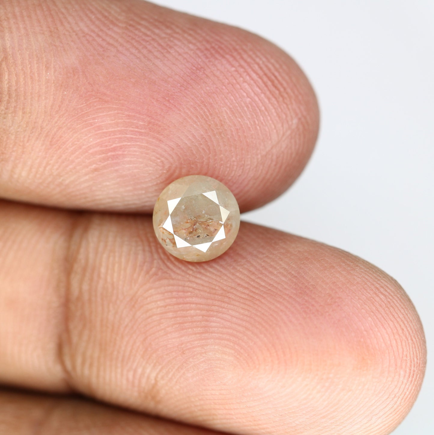 1.75 CT Peach Color Loose Brilliant Cut Diamond | Ideal for Wedding or Proposal Ring | Perfect Gift for Her | Custom Gold Ring Setting