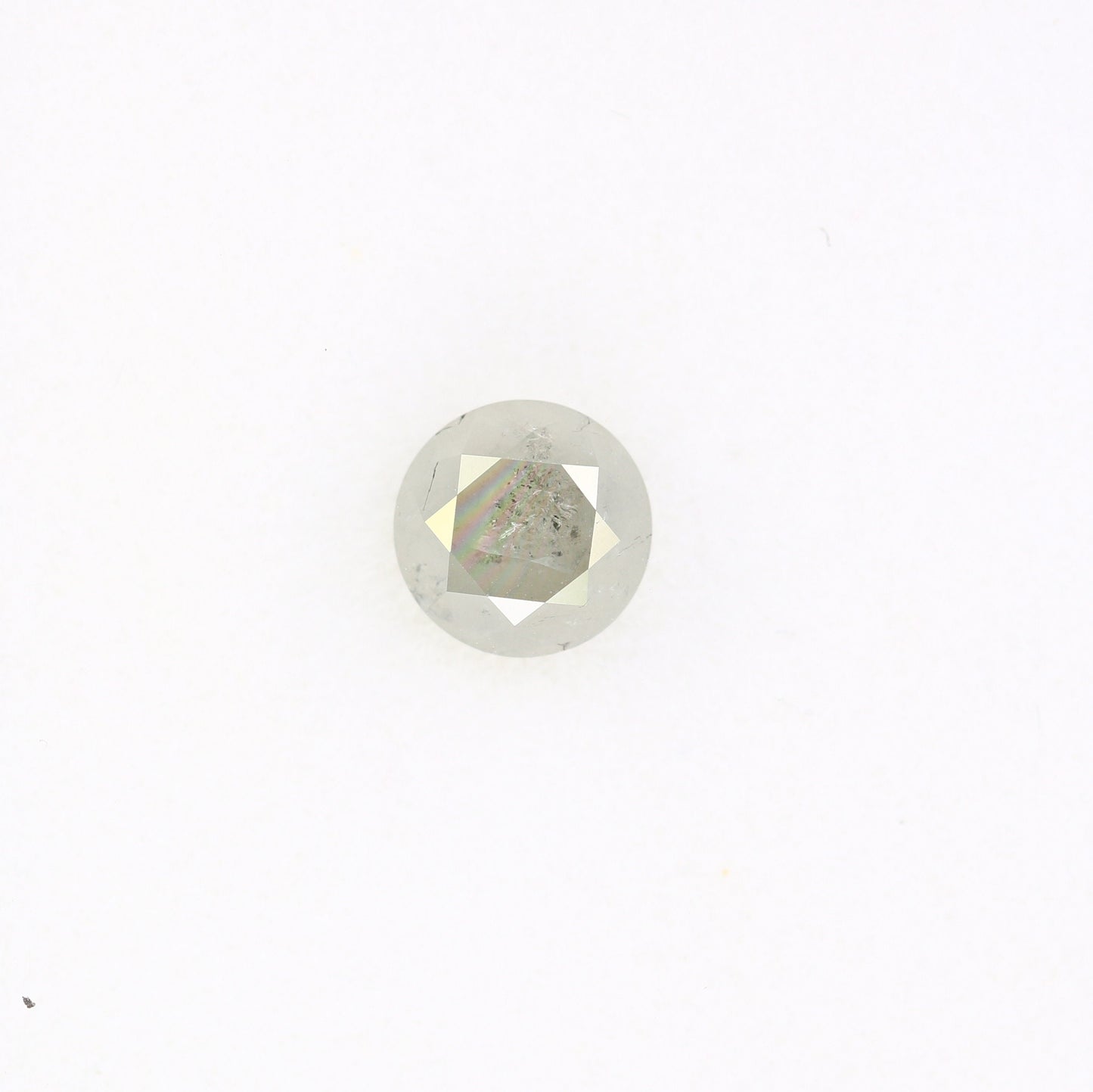 1.52 CT Grey Round Natural Brilliant Cut Diamond | Ideal for Multiple Occasions and Wedding Jewelry | Custom Gold Ring Setting