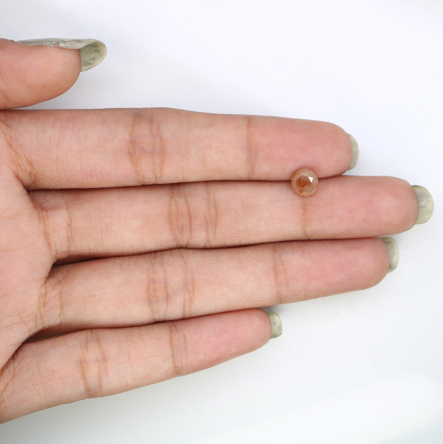 1.04 CT Red Round Brilliant Cut Diamond | Ideal for Engagement Ring | Perfect Anniversary Gift | Gift for Her | Custom Gold Ring Setting