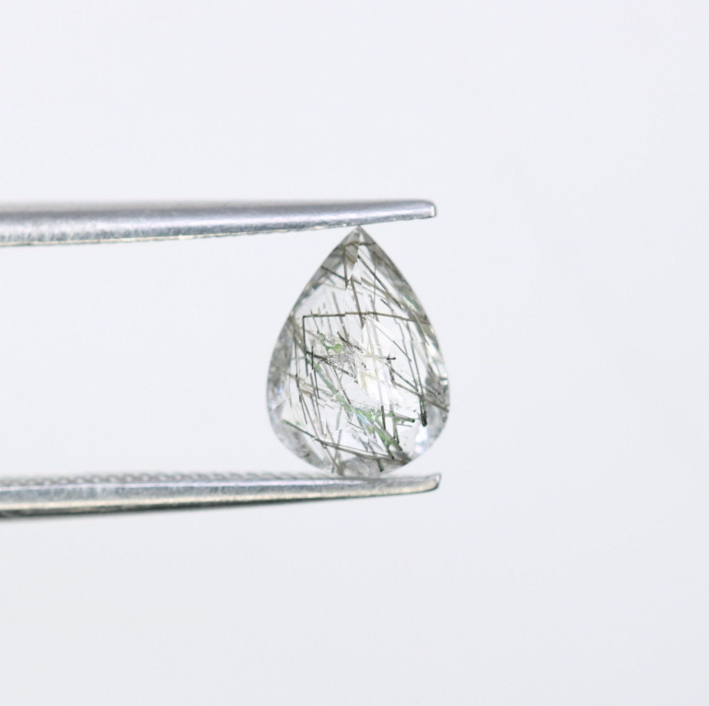 0.86 CT Pear Cut Rutile Natural Gemstone For Engagement Ring | Wedding Ring | Proposal Ring | Gift For HerFor Gold Ring Diamonds