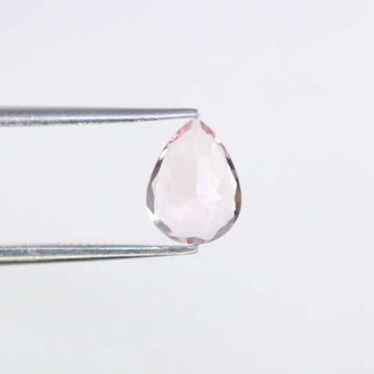 0.97 CT Natural Pink Morganite Pear Gemstone for Engagement Ring - Perfect Gift for Sister