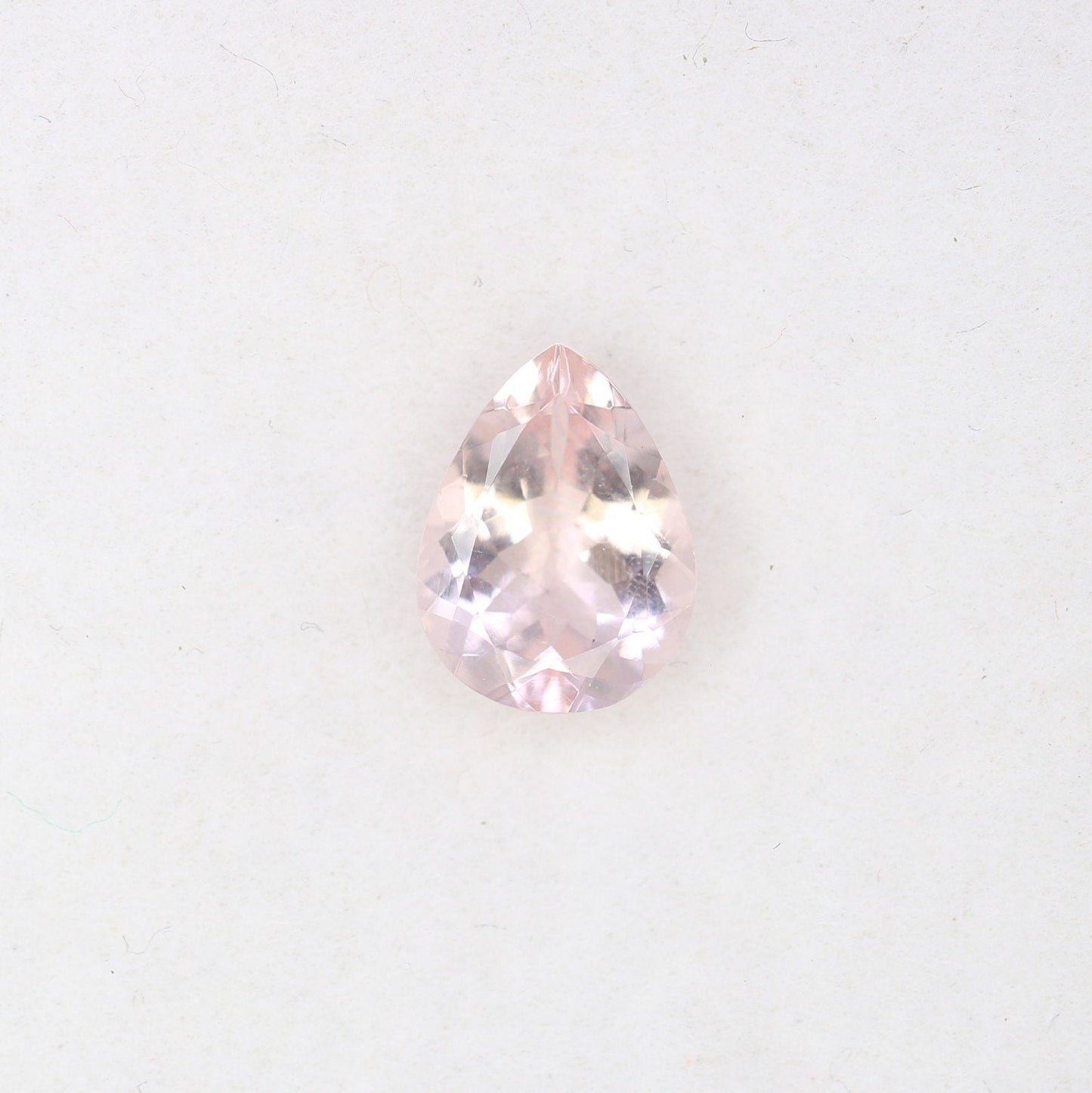 0.97 CT Natural Pink Morganite Pear Gemstone for Engagement Ring - Perfect Gift for Sister