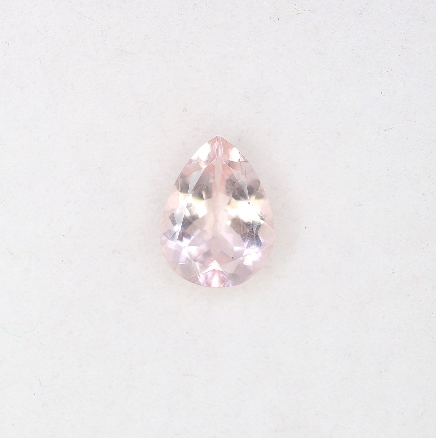 0.97 CT Natural Pink Morganite Pear Gemstone for Engagement Ring - Perfect Gift for Sister