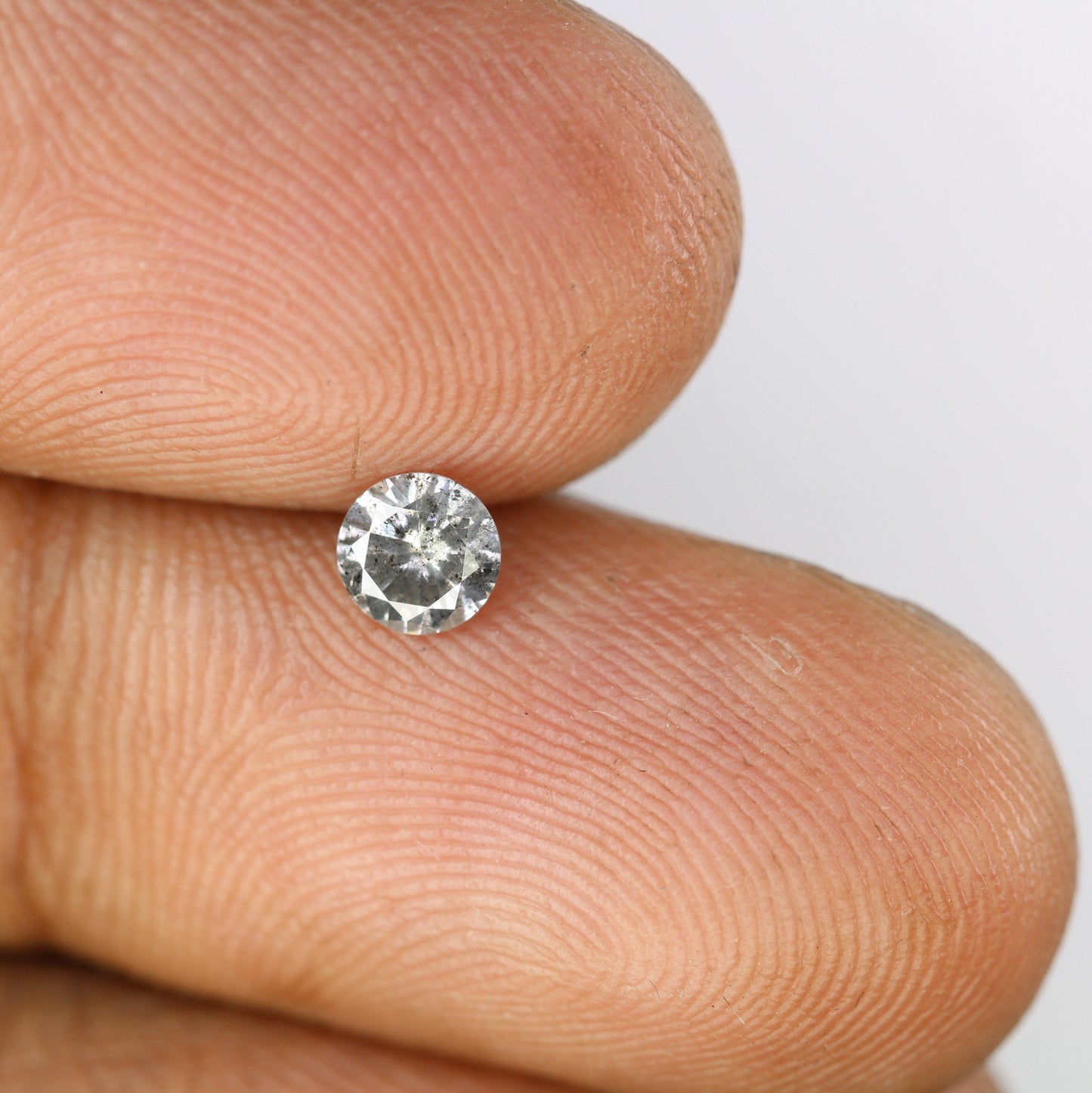 0.35 CT Natural Salt and Pepper Brilliant Cut Diamond | Fancy Color Diamond | Perfect Gift for Her | Gold Jewelry Making | Wholesale Price