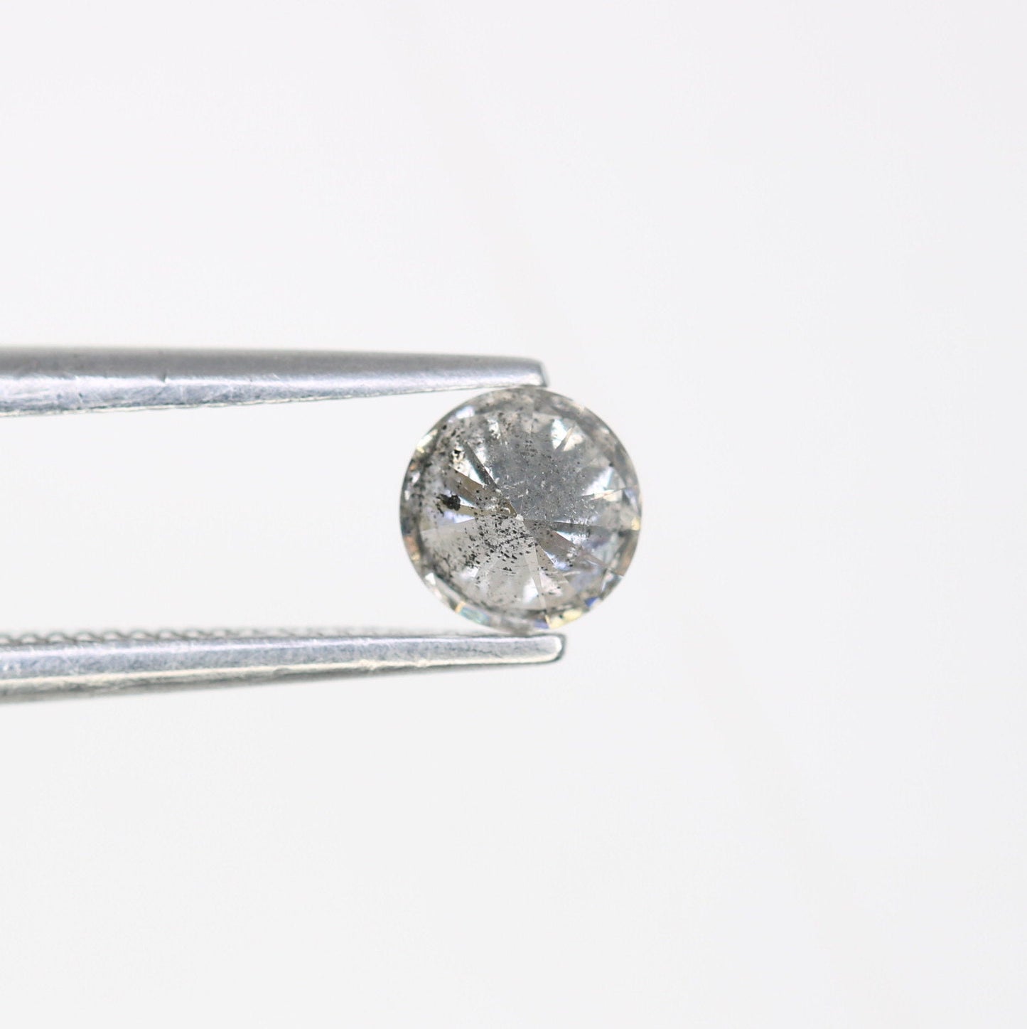 0.38 CT Natural Salt and Pepper Brilliant Cut Loose Diamond | Ideal for Proposal Ring, Diamond Pendant, or Gift for Her | Gold Ring Diamonds