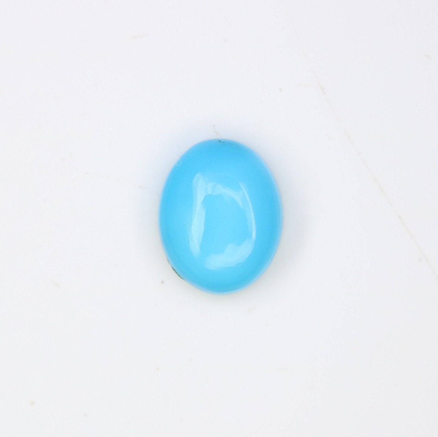 1.71 CT Rustic Natural Blue Turquoise Oval Cut Gemstone for Jewelry Perfect for Engagement Ring and Gift for Her with Gold Ring and Diamond