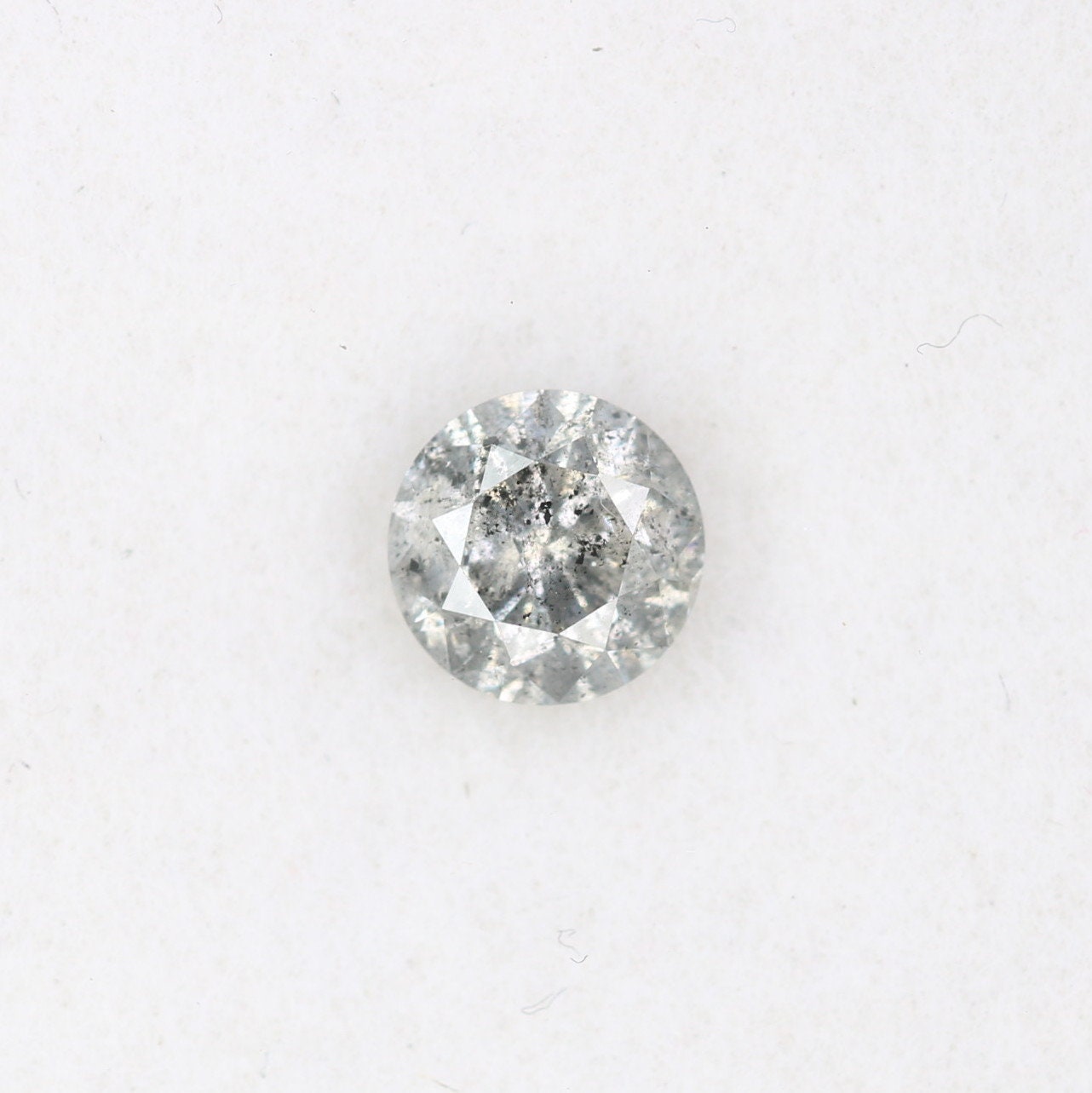 0.43 CT Natural Salt and Pepper Brilliant Cut Loose Diamond | Wedding or Birthday Gift | for Jewelry Making | Wholesale Price Diamonds