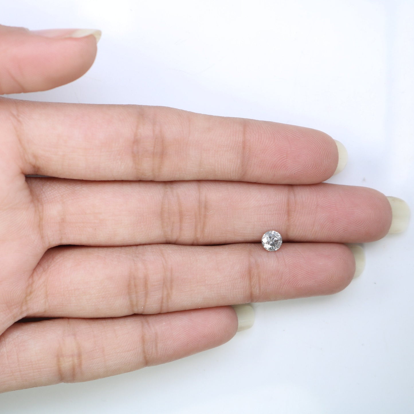 0.43 CT Natural Salt and Pepper Brilliant Cut Loose Diamond | Wedding or Birthday Gift | for Jewelry Making | Wholesale Price Diamonds